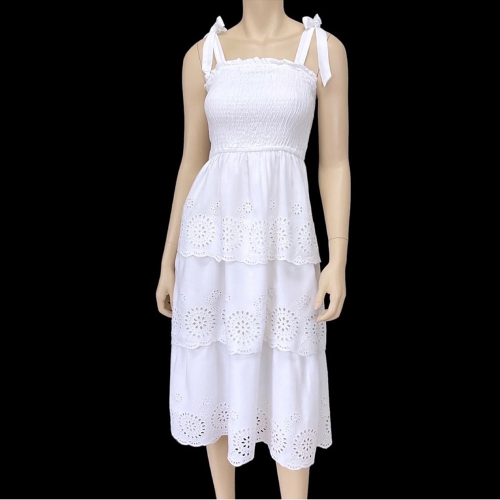 Jessica Simpson White Eyelet Dress - Picture 3 of 14